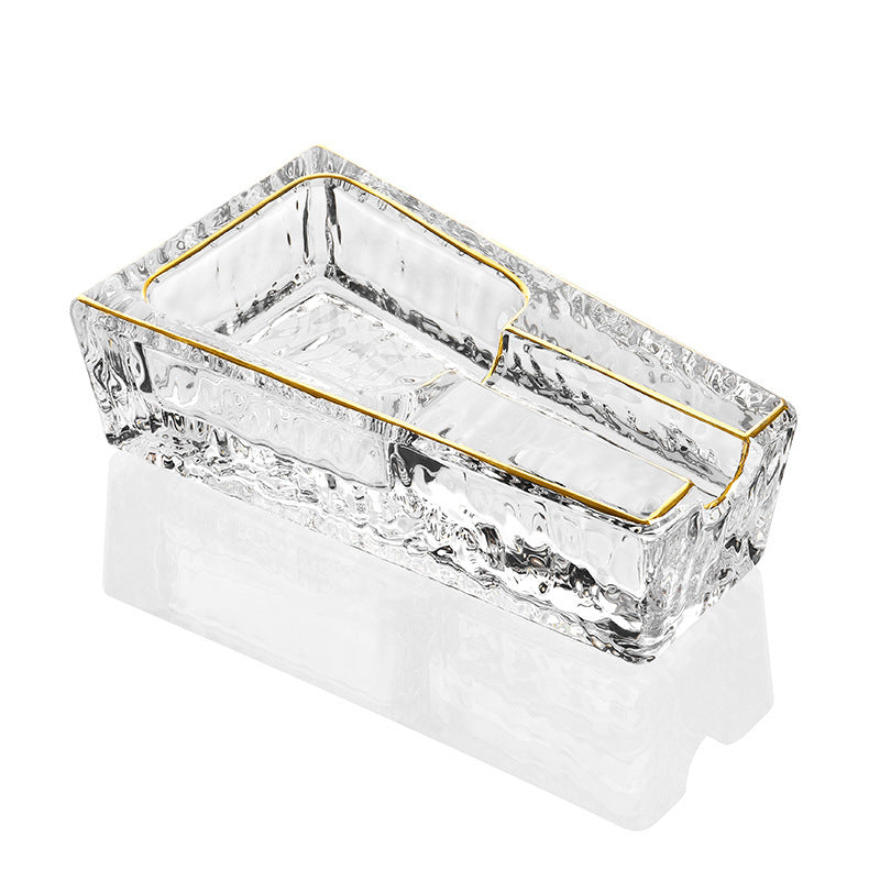 Crystal Glass Cigar Ashtray