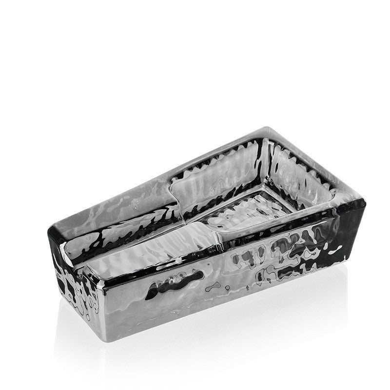 Crystal Glass Cigar Ashtray