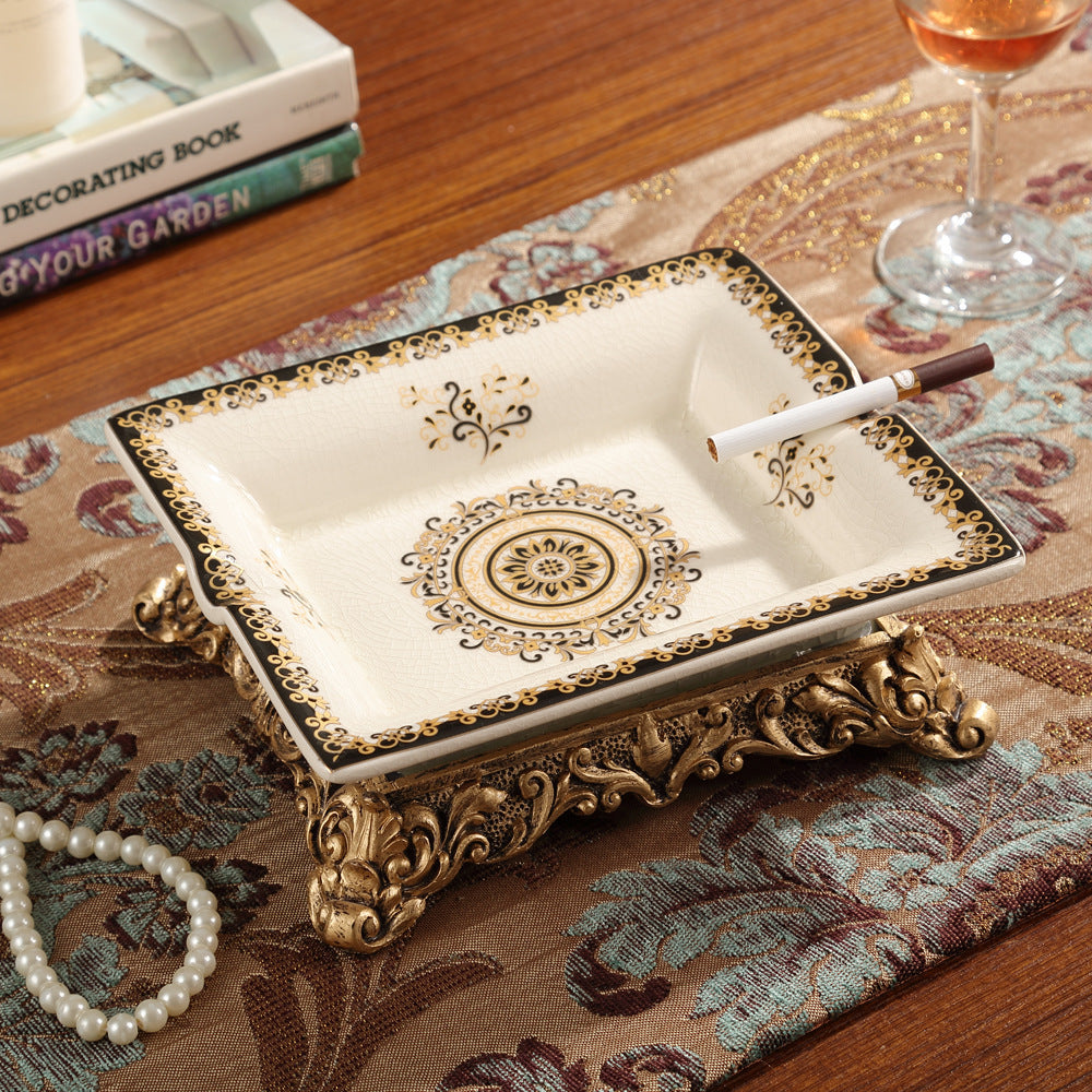 Georgian French Ceramic Ashtray