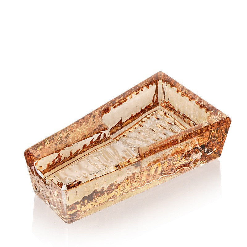 Crystal Glass Cigar Ashtray