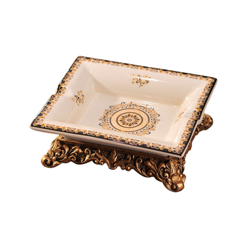 Georgian French Ceramic Ashtray