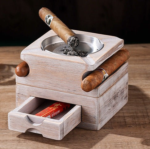 Acacia Wooden Ashtray