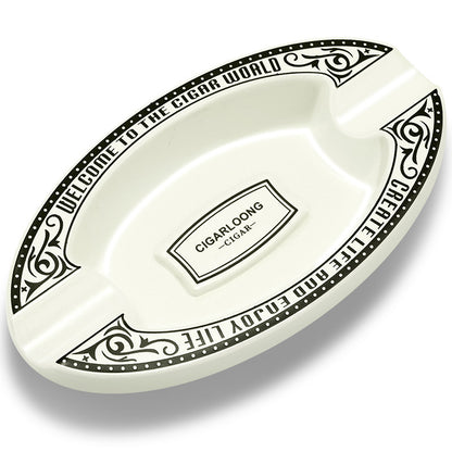 Cigarloong Oval Ashtray