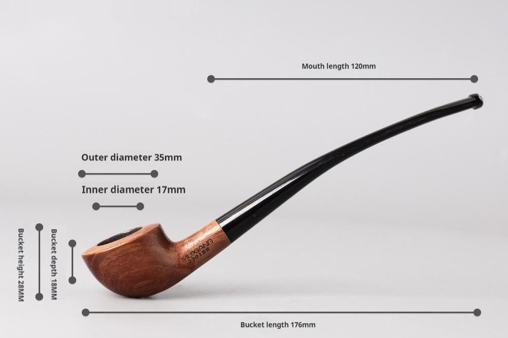 Costustoot Huanghua Pear Wood Tobacco Pipe